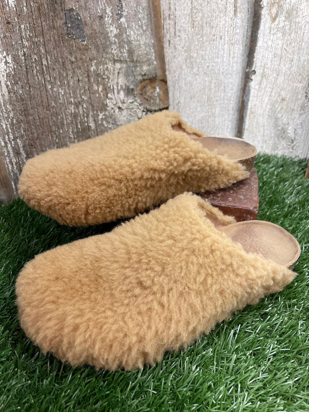Jenni Kayne Shearling Moc Clog Natural Women's EU41